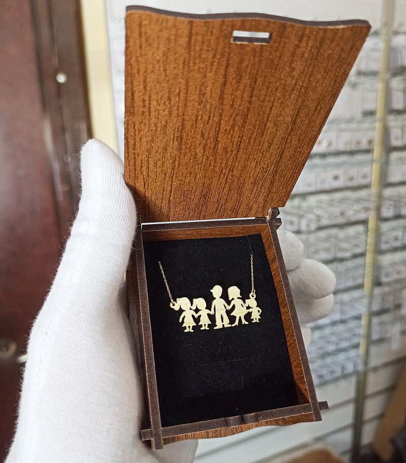 İsimli Kolye Anne Baba Üç Kız Çocuk 925 Gümüş - Görsel 6