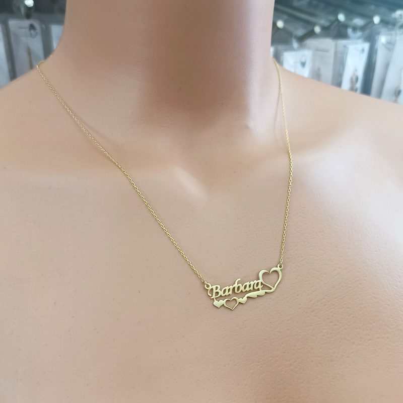 925 Ayar Gümüş İsimli Kolye
